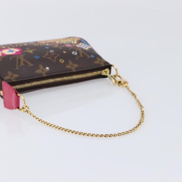 LOUIS VUITTON Monogram Vivienne Mini Pochette Accessoires M69752 Auth am13169SAM