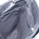 Saint Laurent YSL logo Shoulder Bag Leather Black Gold Auth am13172V-17