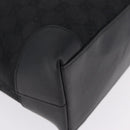 GUCCI GG Canvas Tote Bag Black Silver 33890 Auth am13174V-10