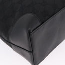 GUCCI GG Canvas Tote Bag Black Silver 33890 Auth am13174V-12