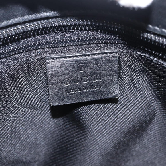 GUCCI GG Canvas Tote Bag Black Silver 33890 Auth am13174V