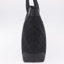 GUCCI GG Canvas Tote Bag Black Silver 33890 Auth am13174V-4
