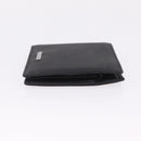 Christian Dior Bifold Wallet Leather Black Silver Auth am13180V-4