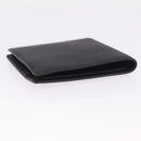 Christian Dior Bifold Wallet Leather Black Silver Auth am13180V-6