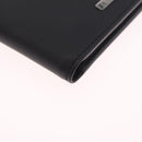 Christian Dior Bifold Wallet Leather Black Silver Auth am13180V-8