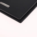 Christian Dior Bifold Wallet Leather Black Silver Auth am13180V-9