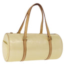 LOUIS VUITTON Monogram Vernis Bedford Hand Bag Beige M91006 LV Auth am13184A-1