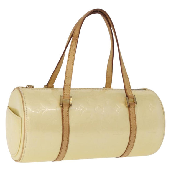 LOUIS VUITTON Monogram Vernis Bedford Hand Bag Beige M91006 LV Auth am13184A