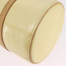 LOUIS VUITTON Monogram Vernis Bedford Hand Bag Beige M91006 LV Auth am13184A-15