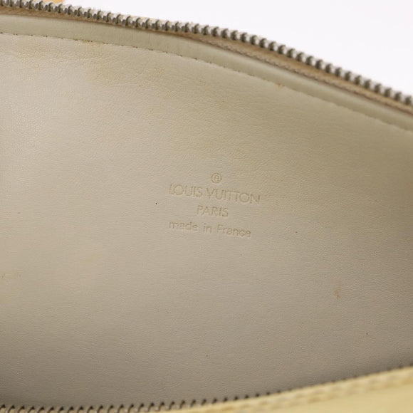 LOUIS VUITTON Monogram Vernis Bedford Hand Bag Beige M91006 LV Auth am13184A