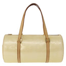 LOUIS VUITTON Monogram Vernis Bedford Hand Bag Beige M91006 LV Auth am13184A-2