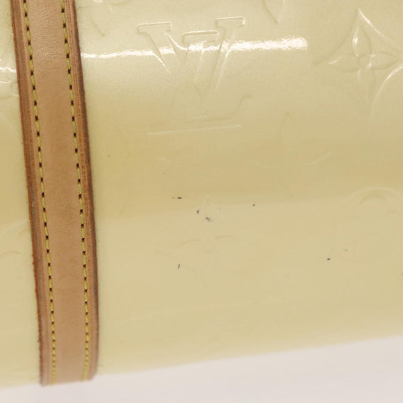 LOUIS VUITTON Monogram Vernis Bedford Hand Bag Beige M91006 LV Auth am13184A