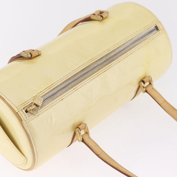 LOUIS VUITTON Monogram Vernis Bedford Hand Bag Beige M91006 LV Auth am13184A