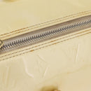 LOUIS VUITTON Monogram Vernis Bedford Hand Bag Beige M91006 LV Auth am13184A-8