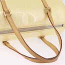 LOUIS VUITTON Monogram Vernis Bedford Hand Bag Beige M91006 LV Auth am13184A-9