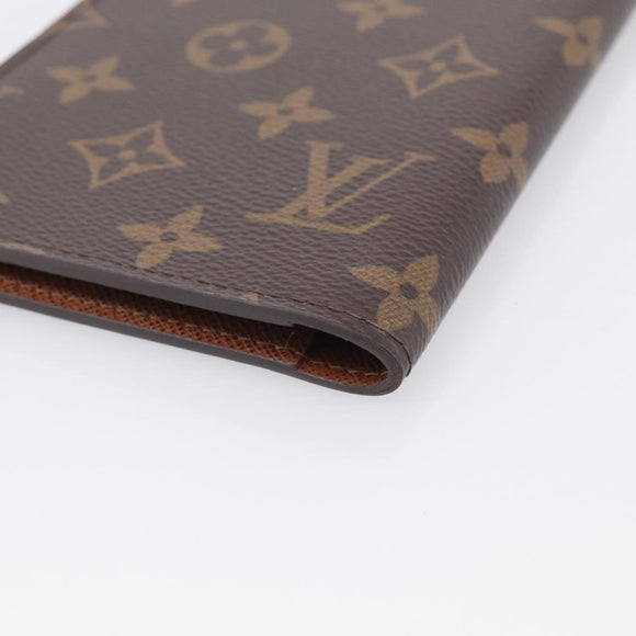 LOUIS VUITTON Monogram Couvel Tulle Passopole Passport Case M60180 Auth am13190V