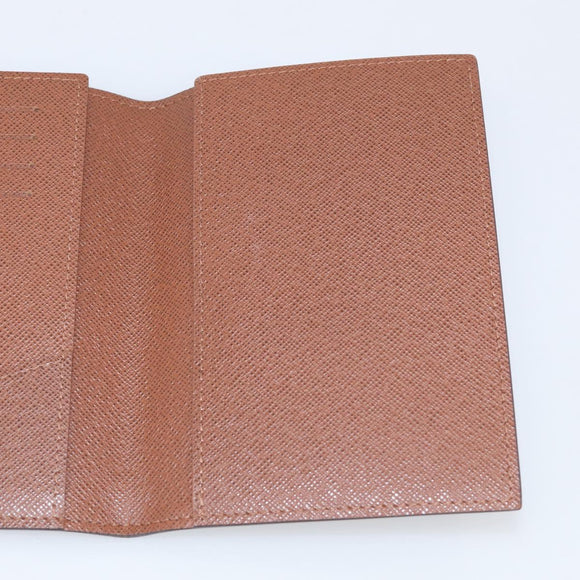 LOUIS VUITTON Monogram Couvel Tulle Passopole Passport Case M60180 Auth am13190V