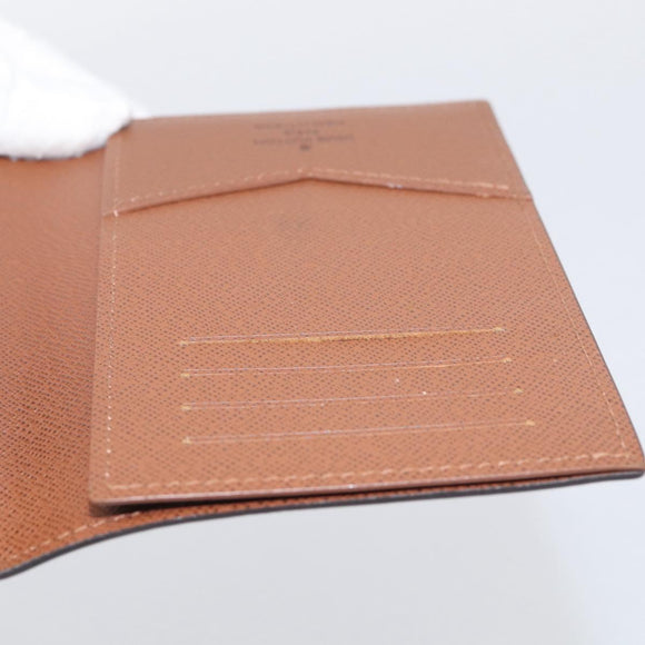 LOUIS VUITTON Monogram Couvel Tulle Passopole Passport Case M60180 Auth am13190V