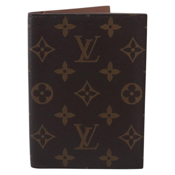 LOUIS VUITTON Monogram Couvel Tulle Passopole Passport Case M60180 Auth am13190V