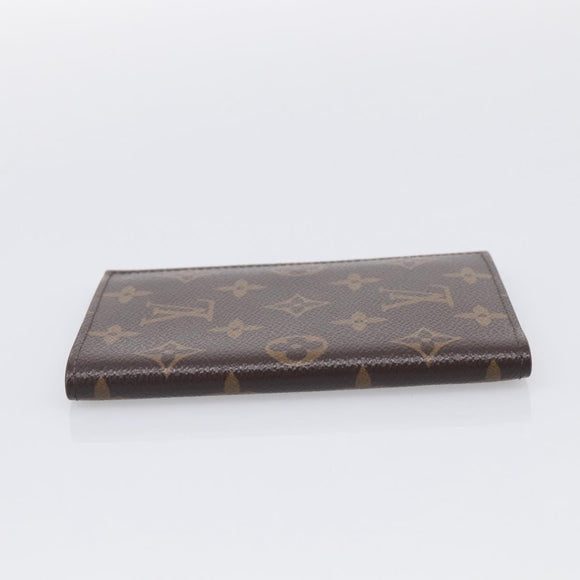 LOUIS VUITTON Monogram Couvel Tulle Passopole Passport Case M60180 Auth am13190V