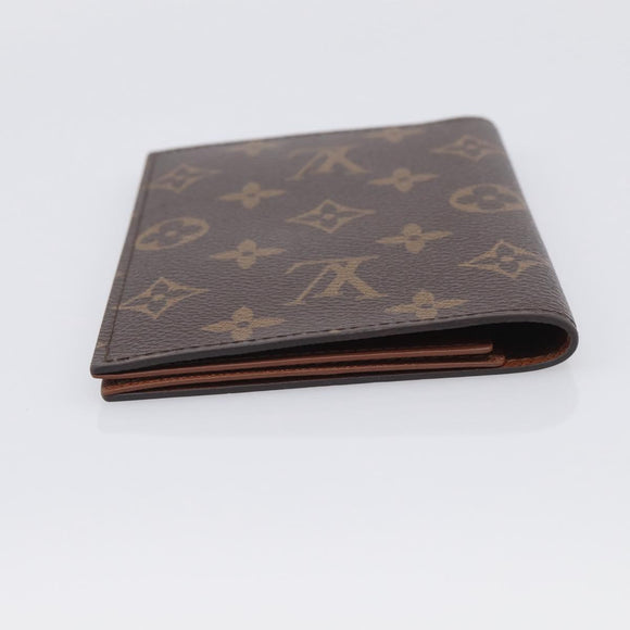 LOUIS VUITTON Monogram Couvel Tulle Passopole Passport Case M60180 Auth am13190V