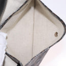 Goyard Herringbone Saint Louis PM Tote Bag PVC Black Silver Auth am13193A-23