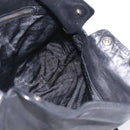 PRADA Shoulder Bag Leather Black Silver Auth am13197V-17