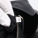PRADA Shoulder Bag Leather Black Silver Auth am13197V-21