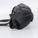 PRADA Shoulder Bag Leather Black Silver Auth am13197V-4