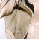Chloe Paddington Hand Bag Leather Beige Gold Silver Auth am13198V-27