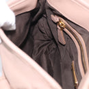 Miu Miu Matelasse Hand Bag Leather 2way Pink Gold Auth am13204V-25