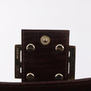 FENDI Zucchino Canvas Long Wallet Brown Gold Auth am13205V-14