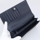 GUCCI GG Canvas Guccissima Long Wallet Leather Black Silver 481727 Auth am13207V-14