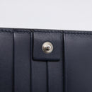 GUCCI GG Canvas Guccissima Long Wallet Leather Black Silver 481727 Auth am13207V-25