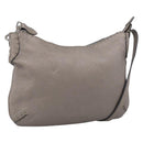 FENDI Celeria Shoulder Bag Leather Silver 8BT146 Auth am13209V-1