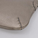 FENDI Celeria Shoulder Bag Leather Silver 8BT146 Auth am13209V-11