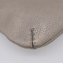 FENDI Celeria Shoulder Bag Leather Silver 8BT146 Auth am13209V-12