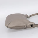 FENDI Celeria Shoulder Bag Leather Silver 8BT146 Auth am13209V-5