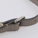 FENDI Celeria Shoulder Bag Leather Silver 8BT146 Auth am13209V-9