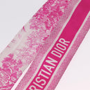 Christian Dior Mitza Scarf Silk Pink Auth am13212M-11