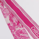Christian Dior Mitza Scarf Silk Pink Auth am13212M-6