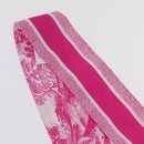 Christian Dior Mitza Scarf Silk Pink Auth am13212M-7