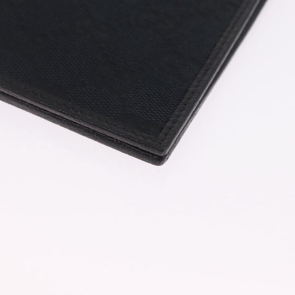 GUCCI GG Canvas Pass Case Black 141862 Auth am13213V