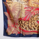 Salvatore Ferragamo Lion Scarf Silk Black Auth am13214V-8