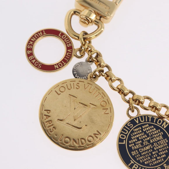 LOUIS VUITTON T&B Porte Cles Chainne Key Holder Gold M60071 LV Auth am13217V