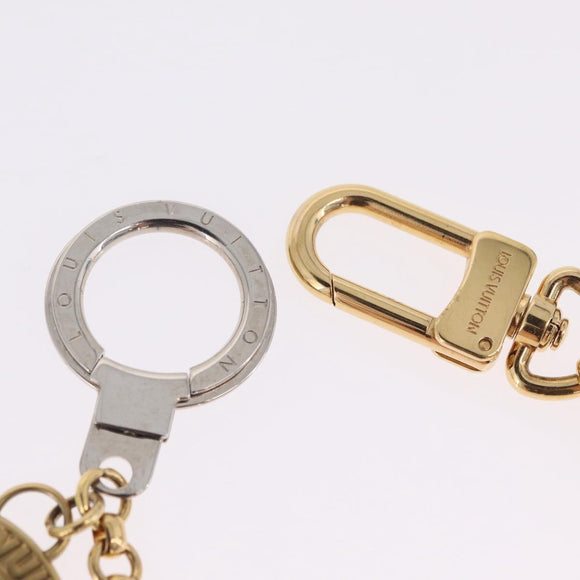 LOUIS VUITTON T&B Porte Cles Chainne Key Holder Gold M60071 LV Auth am13217V