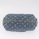 LOUIS VUITTON Monogram denim Preity Hand Bag Blue M95020 LV Auth am13218V-9