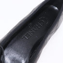 CHANEL COCO Mark Cambon Line Pumps Leather 35 Black CC Auth am13223SAM-14