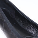 CHANEL COCO Mark Cambon Line Pumps Leather 35 Black CC Auth am13223SAM-16