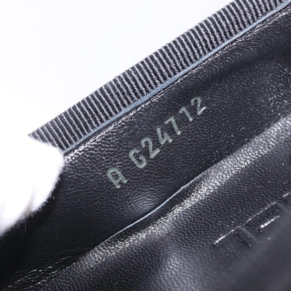 CHANEL COCO Mark Cambon Line Pumps Leather 35 Black CC Auth am13223SAM